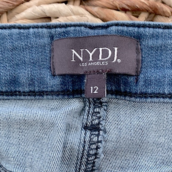 NYDJ Tiered Hem Ami Skinny Ankle Jean - Picture 10 of 13